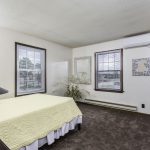 The master bedroom in our two bedroom model