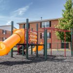 Play structure for kids on the Westgate grounds