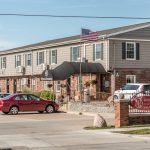 Parking spaces at Westgate Apartments